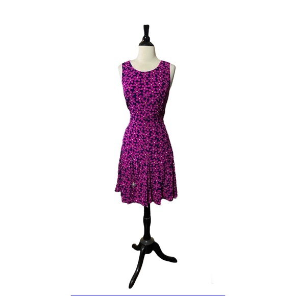 Diane Von Furstenberg Clara Daisy Print Dress Size‎ 10 - Picture 1 of 4